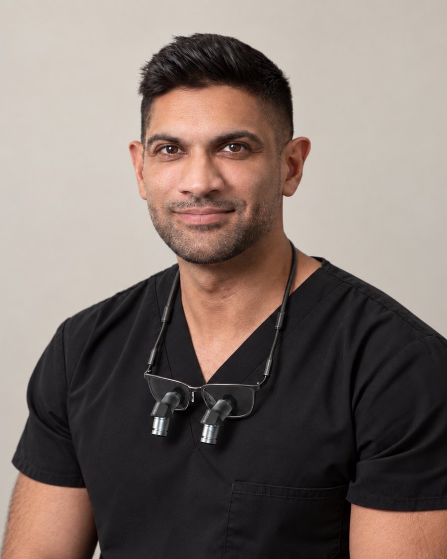 Dr Kamal Akbar, principal dentist